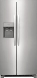 Frigidaire 22.3 Cu. Ft. Side-by-Side Refrigerator Stainless Steel from Kings Outlet