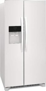 Frigidaire 22.3 Cu. Ft. Side-by-Side Refrigerator EvenTemp Cooling System White from Kings Outlet