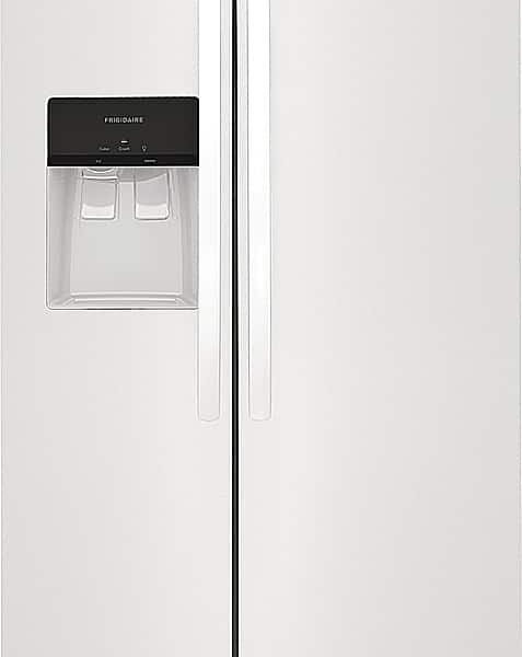 Frigidaire 22.3 Cu. Ft. Side-by-Side Refrigerator EvenTemp Cooling System White from Kings Outlet