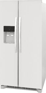 Frigidaire 22.3 Cu. Ft. Side-by-Side Refrigerator EvenTemp Cooling System White from Kings Outlet