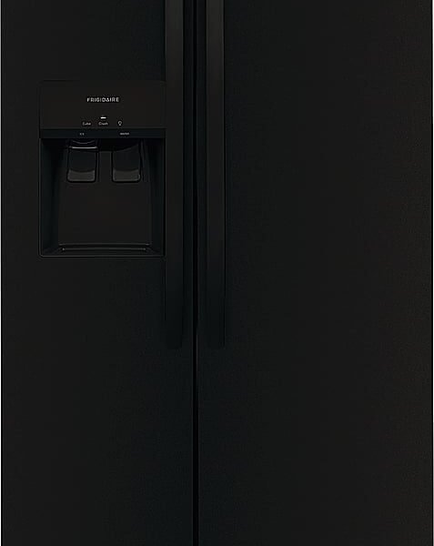 Frigidaire 22.3 Cu. Ft. Side-by-Side Refrigerator EvenTemp Cooling System Black from Kings Outlet