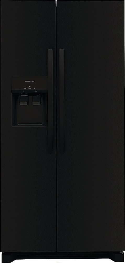 Frigidaire 22.3 Cu. Ft. Side-by-Side Refrigerator EvenTemp Cooling System Black from Kings Outlet