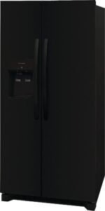 Frigidaire 22.3 Cu. Ft. Side-by-Side Refrigerator EvenTemp Cooling System Black from Kings Outlet