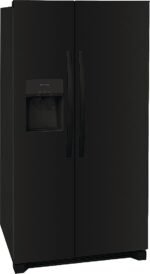 Frigidaire 25.6 Cu. Ft. Side-by-Side Refrigerator EvenTemp Cooling System Black from Kings Outlet