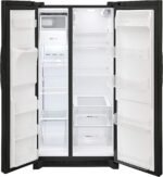 Frigidaire 25.6 Cu. Ft. Side-by-Side Refrigerator EvenTemp Cooling System Black from Kings Outlet