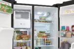 Frigidaire 25.6 Cu. Ft. Side-by-Side Refrigerator EvenTemp Cooling System Black from Kings Outlet
