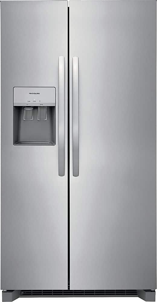 Frigidaire 25.6 Cu. Ft. Side-by-Side Refrigerator Stainless Steel from Kings Outlet