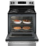 GE 5.0 Cu. Ft. Freestanding Electric Range Stainless Steel from Kings Outlet