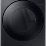 Samsung 7.5 Cu. Ft. Stackable Smart Electric Dryer Steam Sensor Dry Brushed Black from Kings Outlet