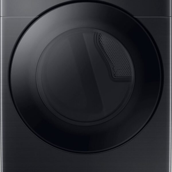 Samsung 7.5 Cu. Ft. Stackable Smart Electric Dryer Steam Sensor Dry Brushed Black from Kings Outlet