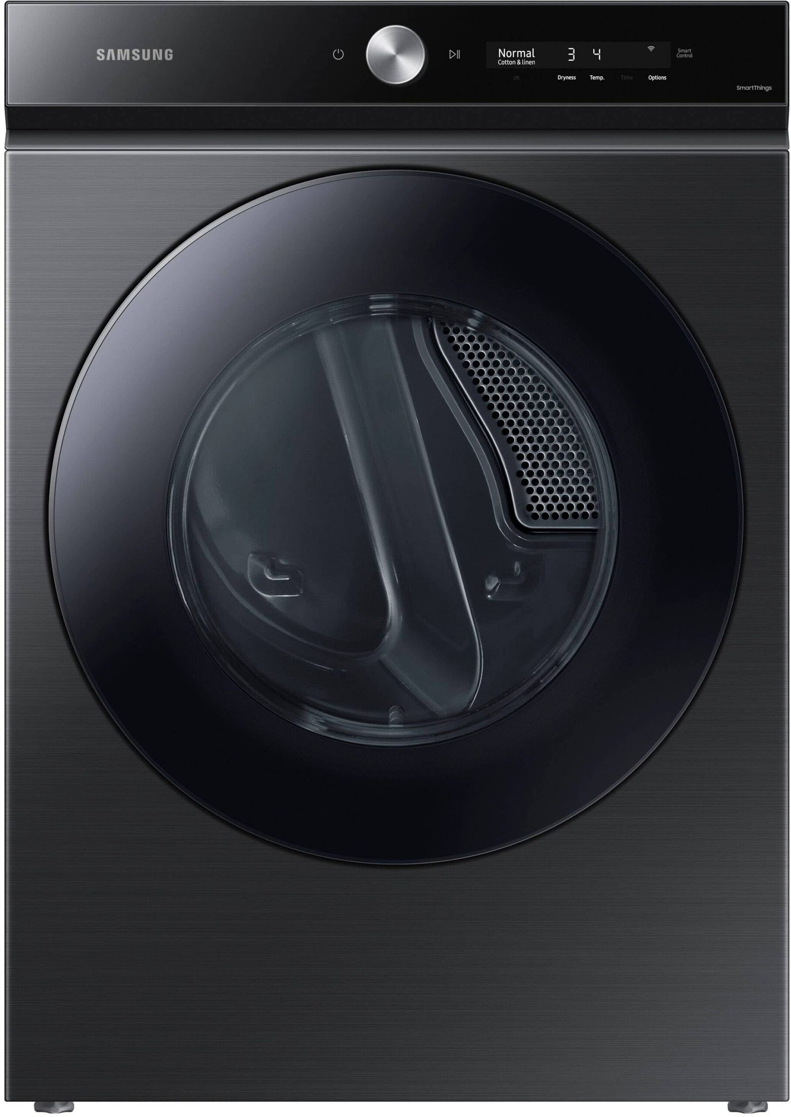 Kings Outlet Samsung BESPOKE 7.6 Cu. Ft. Stackable Smart Electric Dryer Steam Super Speed Dry Brushed Samsung BESPOKE 7.6 Cu. Ft. Stackable Smart Electric Dryer Steam Super Speed Dry Brushed from Kings Outlet