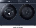 Samsung BESPOKE 7.6 Cu. Ft. Stackable Smart Electric Dryer Steam AI Optimal Dry Brushed from Kings Outlet