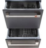 Café 24" Top Control Built-In Double Drawer Dishwasher Customizable Matte Black from Kings Outlet