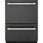 Café 24" Top Control Built-In Double Drawer Dishwasher Customizable Matte Black from Kings Outlet