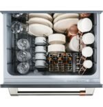 Café 24" Top Control Built-In Double Drawer Dishwasher Customizable Matte Black from Kings Outlet