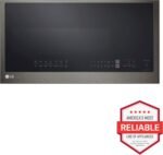 LG 2.0 Cu. Ft. Over-the-Range Microwave Sensor Cooking EasyClean Black Stainless Steel from Kings Outlet