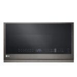 LG 2.1 Cu. Ft. Over-the-Range Smart Microwave Sensor Cooking ExtendaVent 2.0 Black Stainless Steel from Kings Outlet
