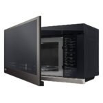 LG 2.1 Cu. Ft. Over-the-Range Smart Microwave Sensor Cooking ExtendaVent 2.0 Black Stainless Steel from Kings Outlet