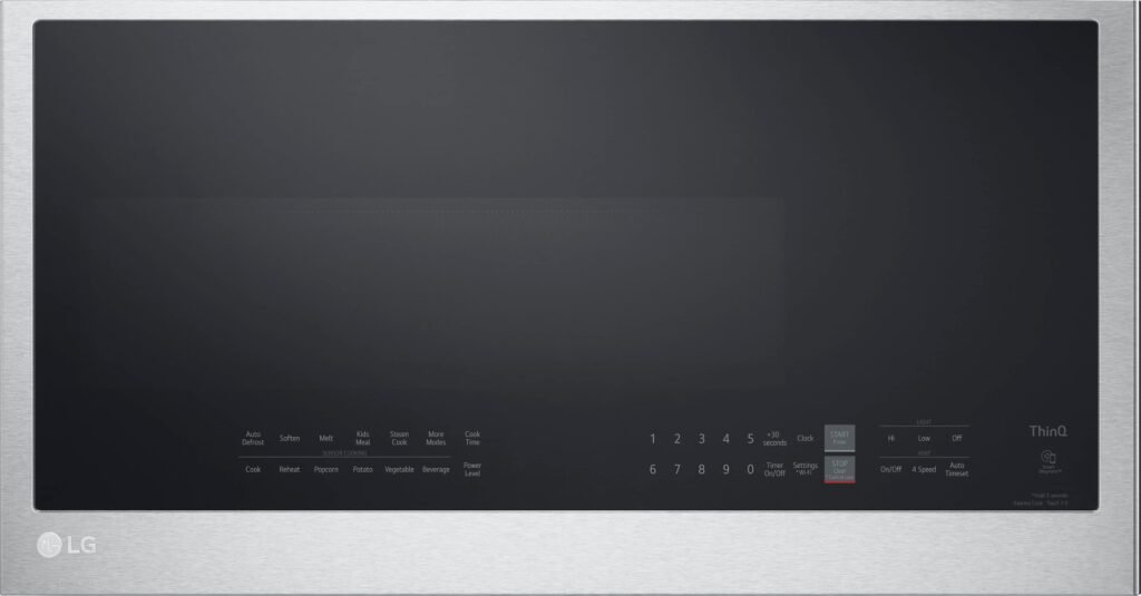 LG 2.0 Cu. Ft. Over-the-Range Microwave Sensor Cooking EasyClean Stainless Steel from Kings Outlet