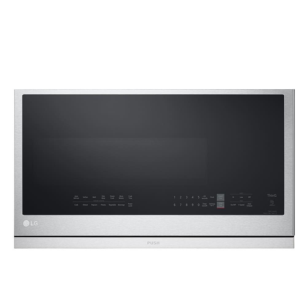 LG 2.1 Cu. Ft. Over-the-Range Smart Microwave Sensor Cooking ExtendaVent 2.0 Stainless Steel from Kings Outlet