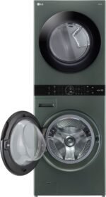 LG 4.5 Cu. Ft. HE Smart Front Load Washer 7.4 Cu. Ft. Electric Dryer from Kings Outlet