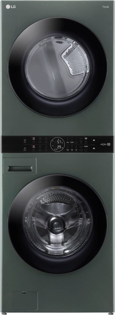 LG 4.5 Cu. Ft. HE Smart Front Load Washer 7.4 Cu. Ft. Gas Dryer from Kings Outlet