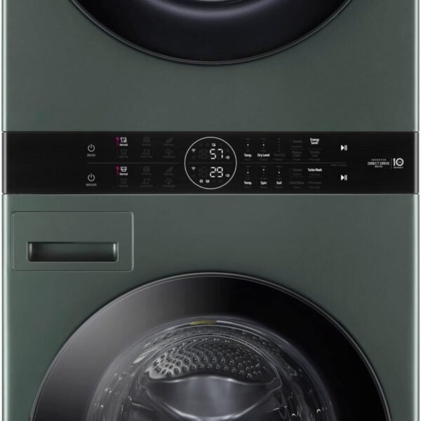 LG 4.5 Cu. Ft. HE Smart Front Load Washer 7.4 Cu. Ft. Gas Dryer from Kings Outlet