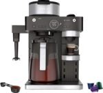 Ninja Espresso Coffee Barista System Single Serve Nespresso 12-Cup Carafe 4 Styles Ristretto Black from Kings Outlet