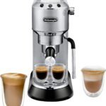 De Longhi EC885M Dedica Arte Pump Espresso Machine Stainless Steel from Kings Outlet