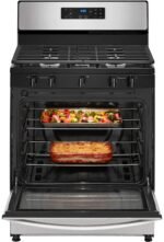 Whirlpool 5.1 Cu. Ft. Freestanding Gas Range Edge to Edge Cooktop Stainless Steel from Kings Outlet