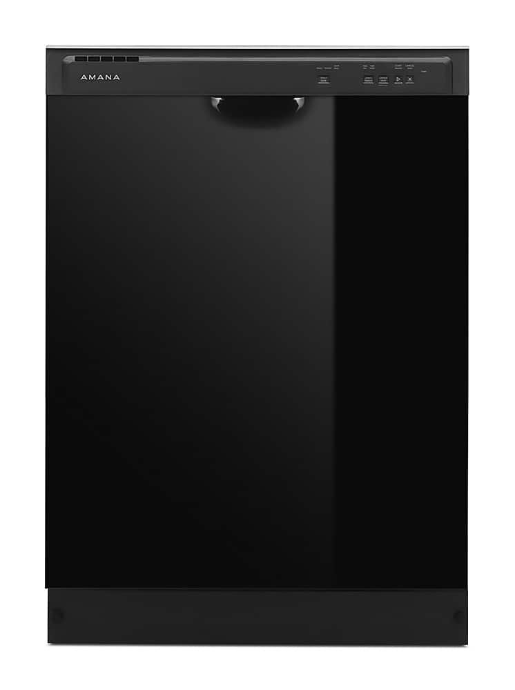 Amana 24" Front Control Built-In Dishwasher Triple Filter Wash 59 dBA Black from Kings Outlet
