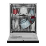 Amana 24" Front Control Built-In Dishwasher Triple Filter Wash 59 dBA Black from Kings Outlet