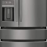 Frigidaire Gallery 21.5 Cu. Ft. Counter-Depth 4-Door French Door Refrigerator Black Stainless Steel from Kings Outlet