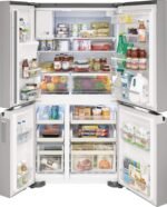 Frigidaire Gallery 21.3 Cu. Ft. Counter-Depth 4-Door Refrigerator Smudge Proof Stainless Steel from Kings Outlet