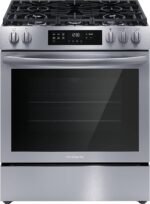 Frigidaire 5.1 Cu. Ft. Slide-In Gas Range Self-cleaning Convection Bake Stainless Steel from Kings Outlet