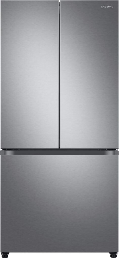 Samsung 25 cu. ft. 3-Door French Door Smart Refrigerator Beverage Center Stainless Steel from Kings Outlet