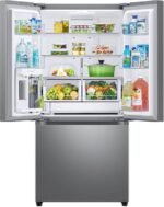 Samsung 25 cu. ft. 3-Door French Door Smart Refrigerator Beverage Center Stainless Steel from Kings Outlet