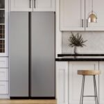 Samsung BESPOKE Side-by-Side Counter Depth Smart Refrigerator Beverage Center Stainless Steel from Kings Outlet
