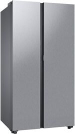 Samsung BESPOKE Side-by-Side Counter Depth Smart Refrigerator Beverage Center Stainless Steel from Kings Outlet