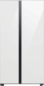 Samsung BESPOKE Side-by-Side Smart Refrigerator Beverage Center White Glass from Kings Outlet