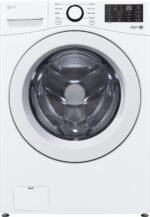 LG 5.0 Cu. Ft. High-Efficiency Stackable Front Load Washer 6Motion Technology White from Kings Outlet