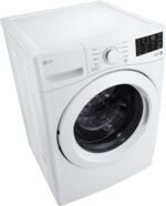 LG 5.0 Cu. Ft. High-Efficiency Stackable Front Load Washer 6Motion Technology White from Kings Outlet