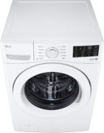 LG 5.0 Cu. Ft. High-Efficiency Stackable Front Load Washer 6Motion Technology White from Kings Outlet