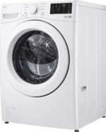 LG 5.0 Cu. Ft. High-Efficiency Stackable Front Load Washer 6Motion Technology White from Kings Outlet