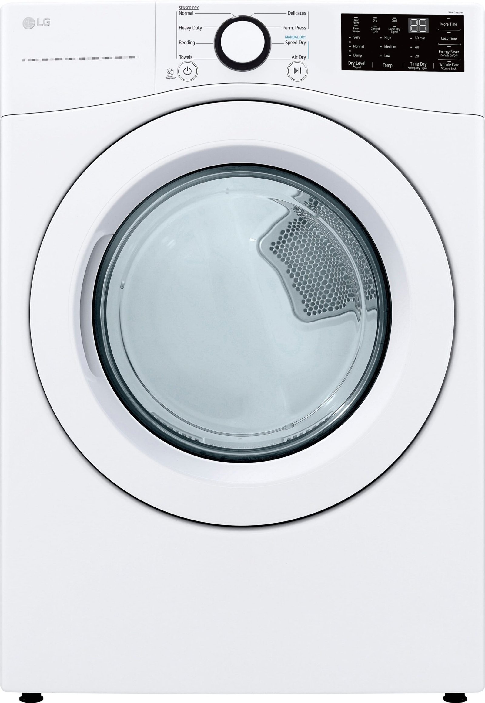 Kings Outlet LG 7.4 Cu. Ft. Stackable Gas Dryer Wrinkle Care White LG 7.4 Cu. Ft. Stackable Gas Dryer Wrinkle Care White from Kings Outlet