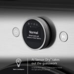 LG 7.4 Cu. Ft. Stackable Smart Gas Dryer Steam Sensor Dry Graphite Steel from Kings Outlet