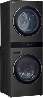 LG 5.0 Cu. Ft. HE Smart Front Load Washer 7.4 Cu. Ft. Electric Dryer from Kings Outlet