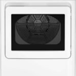 GE 7.4 Cu. Ft. Front Load Electric Dryer Sensor Dry White Matte Black from Kings Outlet