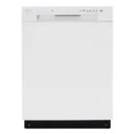 LG 24" Front Control Built-In Stainless Steel Tub Dishwasher SenseClean 52 dBA White from Kings Outlet