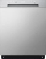LG 24" Front Control Built-In Stainless Steel Tub Dishwasher SenseClean 52 dBA Stainless Steel from Kings Outlet